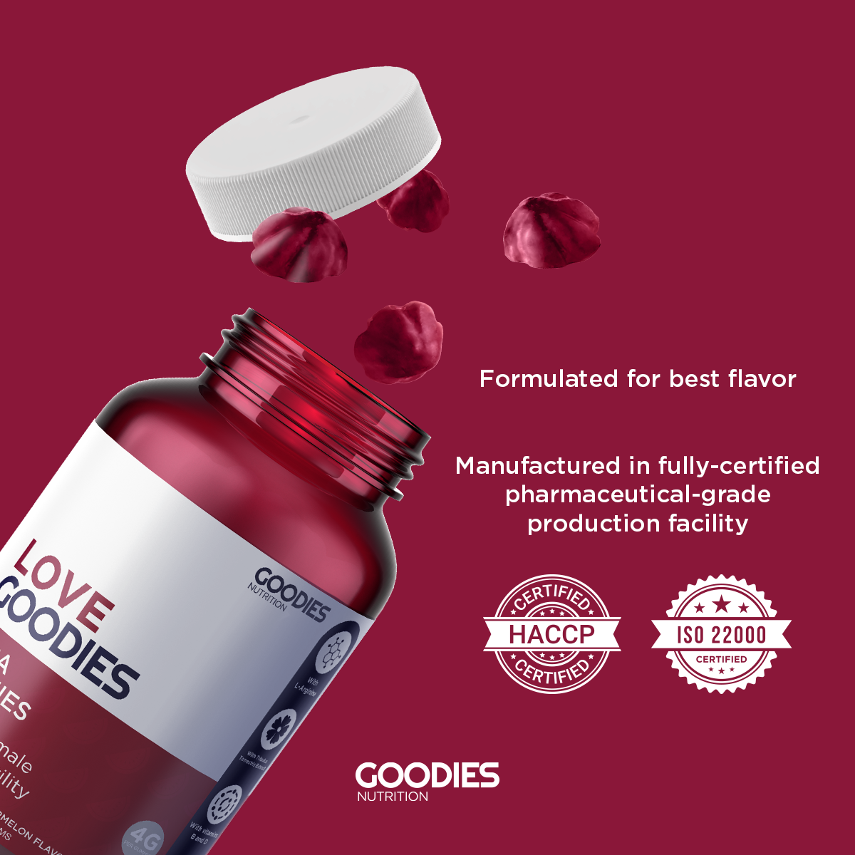 LOVE GOODIES - Maca Root Gummies