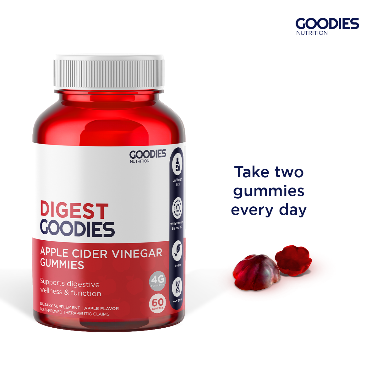 DIGEST GOODIES - Apple Cider Vinegar Gummies