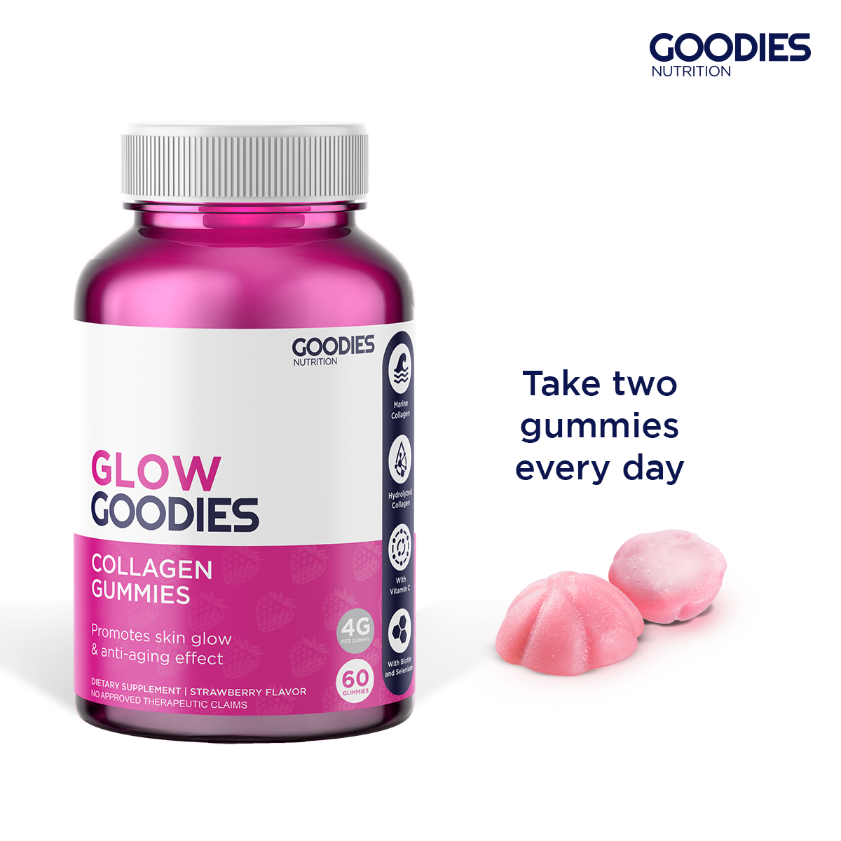 GLOW GOODIES - Collagen Gummies