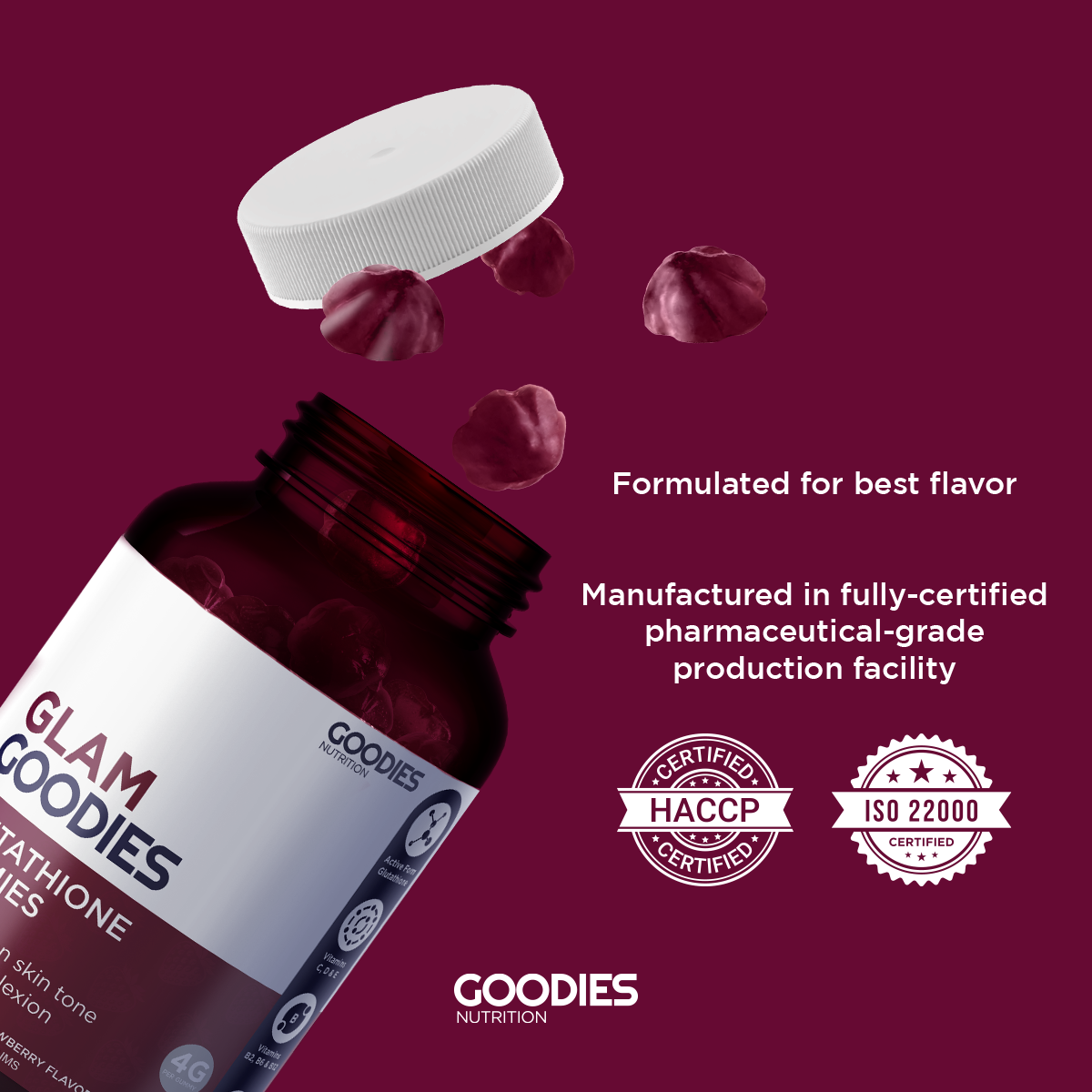 GLAM GOODIES - Gluta Gummies