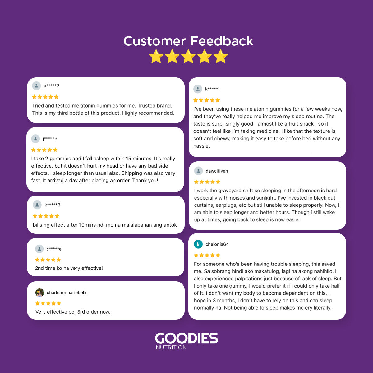 SLEEP GOODIES - Melatonin Gummies