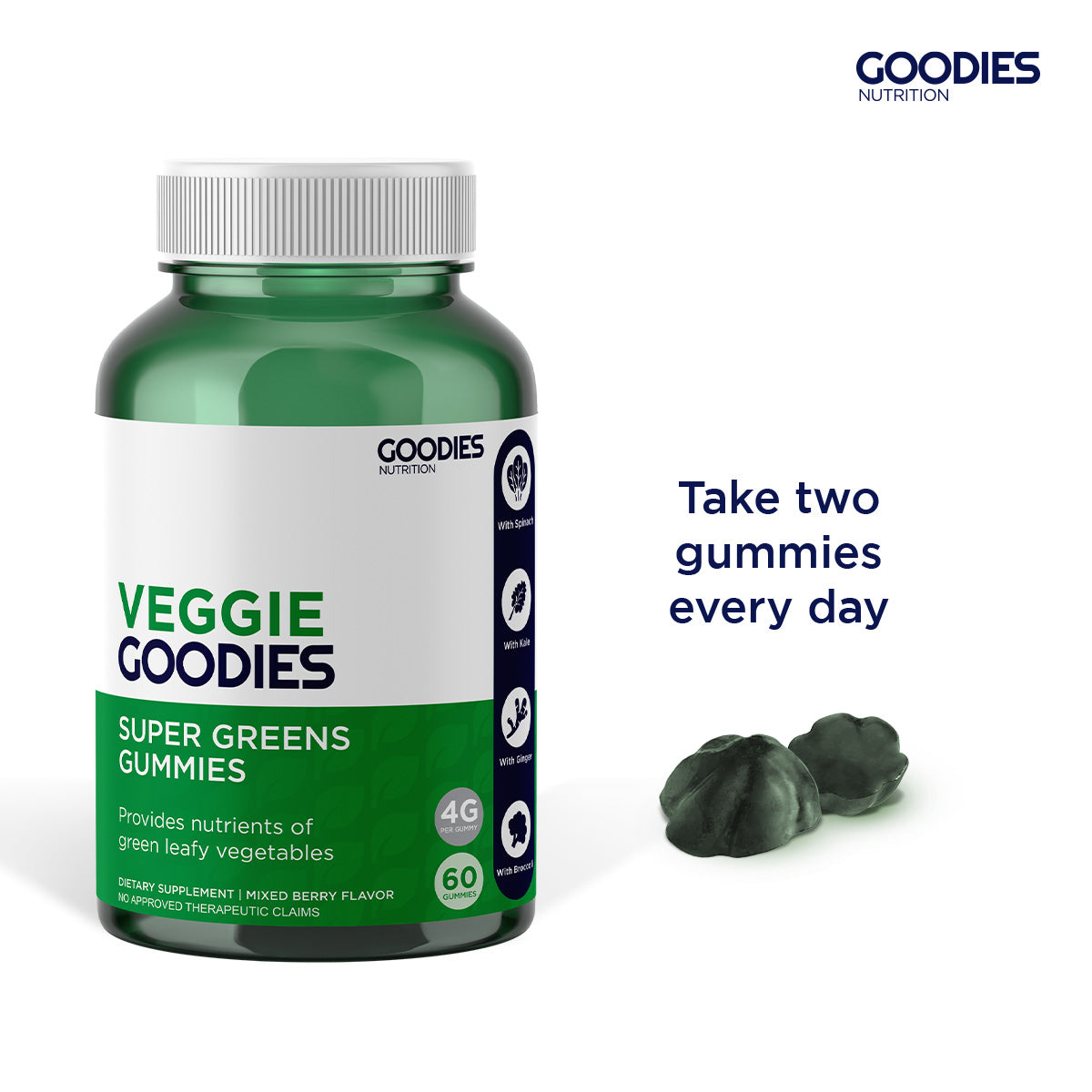 VEGGIE GOODIES - Super Greens Gummies