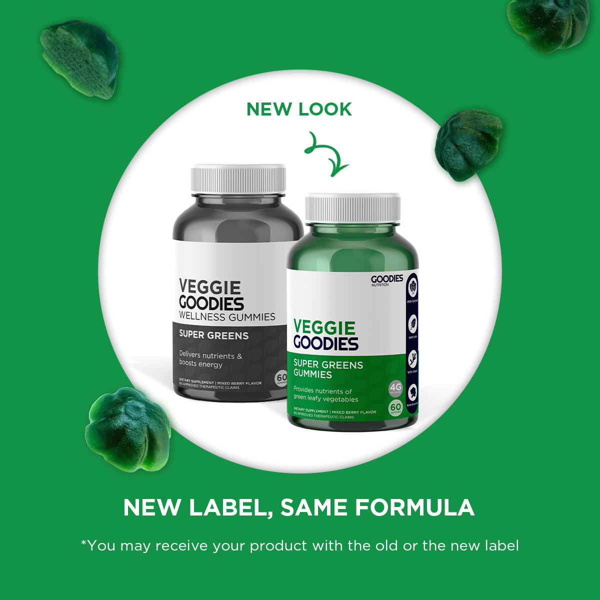 VEGGIE GOODIES - Super Greens Gummies