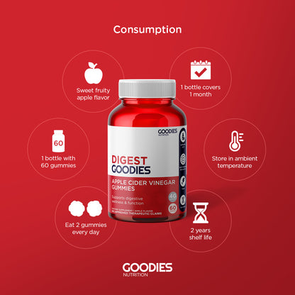 DIGEST GOODIES - Apple Cider Vinegar Gummies