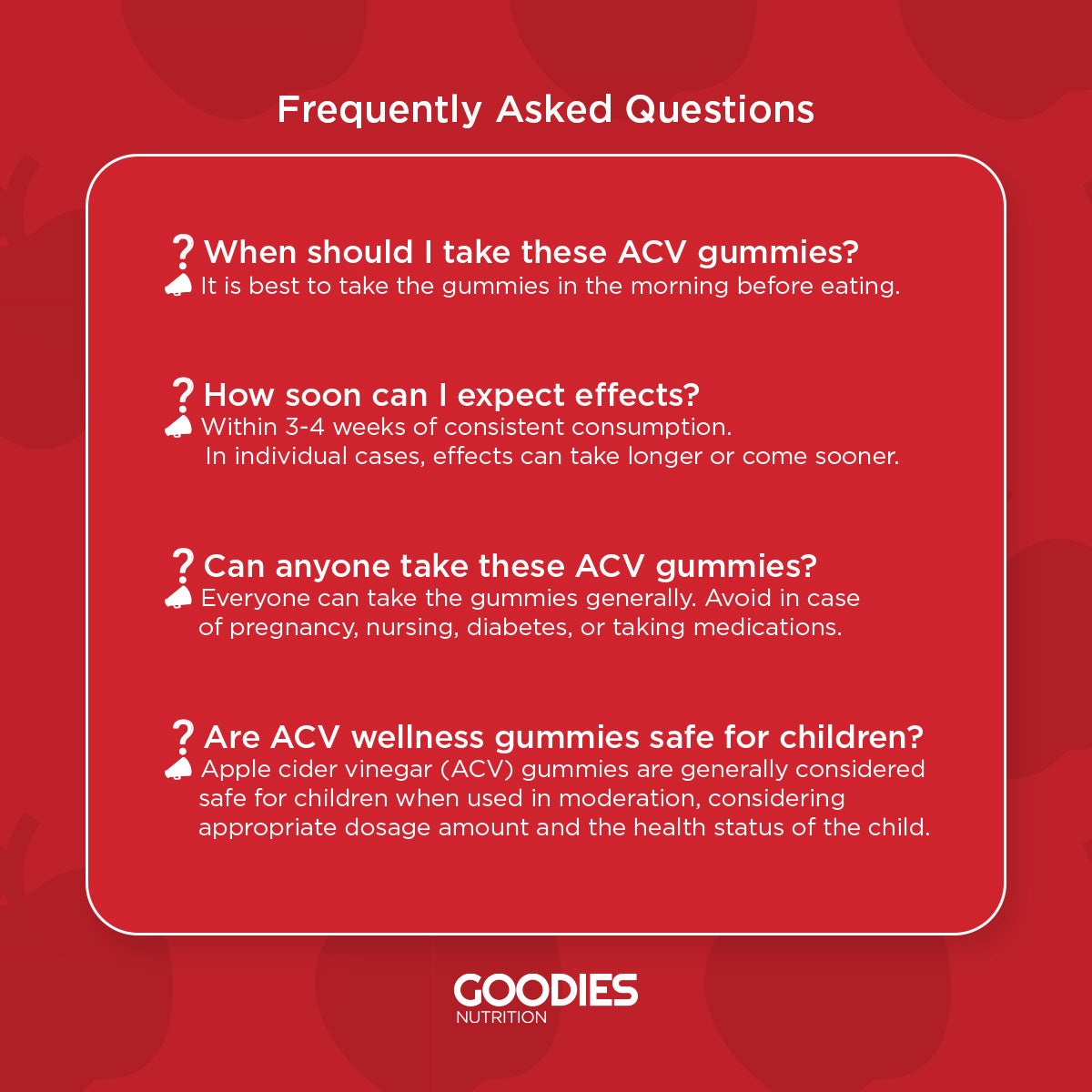 DIGEST GOODIES - Apple Cider Vinegar Gummies