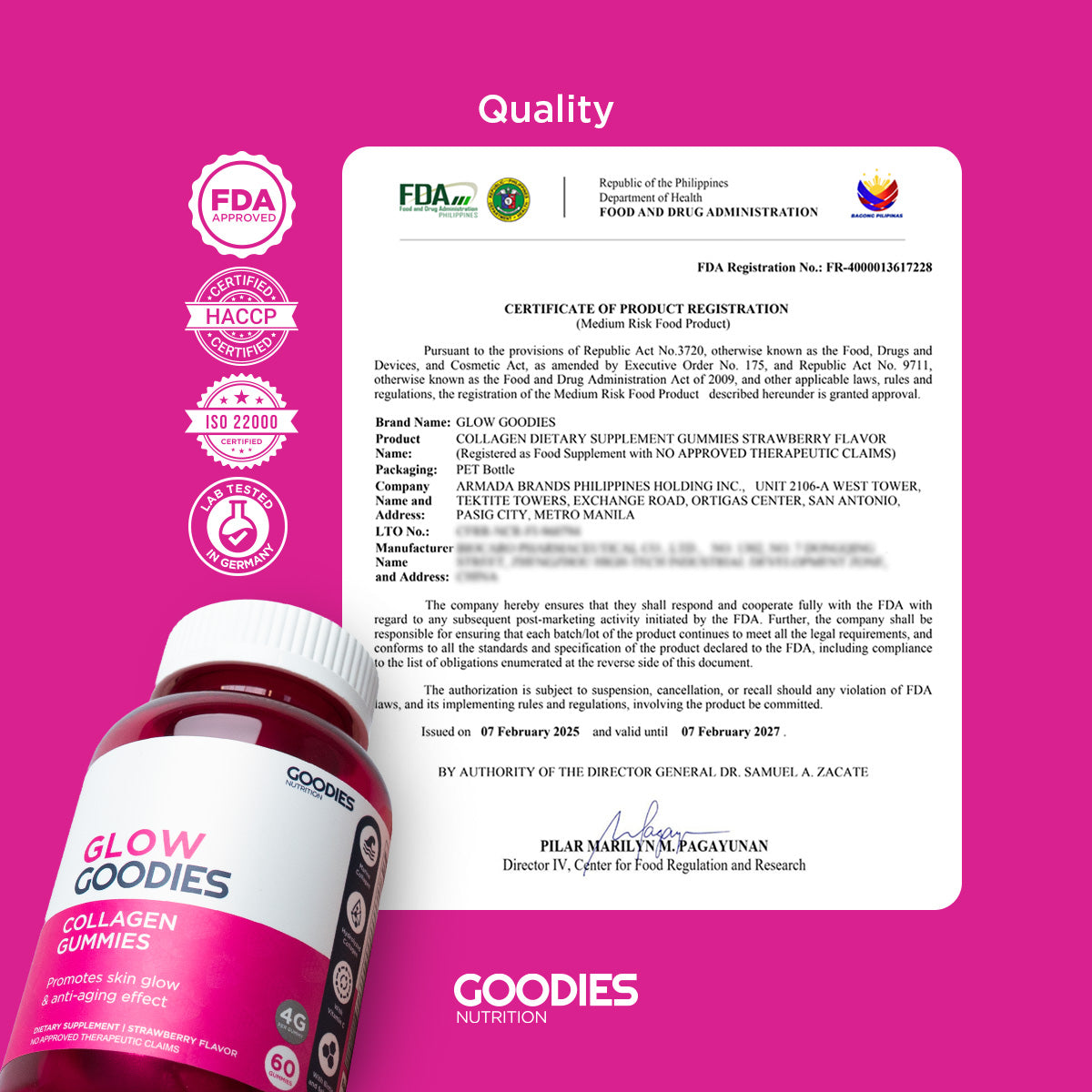 GLOW GOODIES - Collagen Gummies – Goodies Nutrition