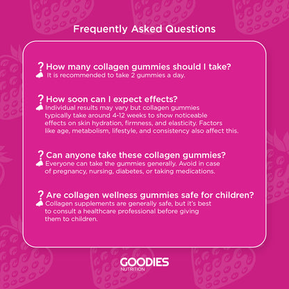 GLOW GOODIES - Collagen Gummies 1 Pack (10 Gummies)