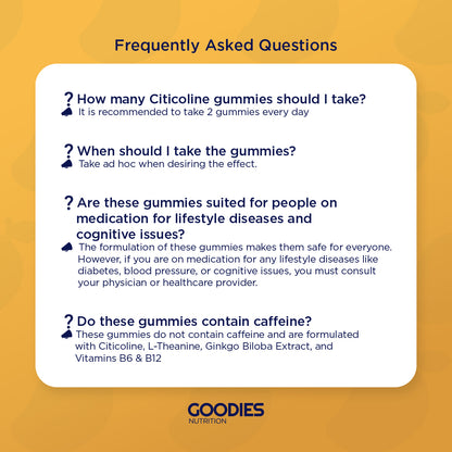 FOCUS GOODIES - Citicoline Gummies