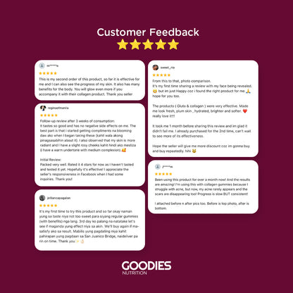 GLAM GOODIES - Gluta Gummies