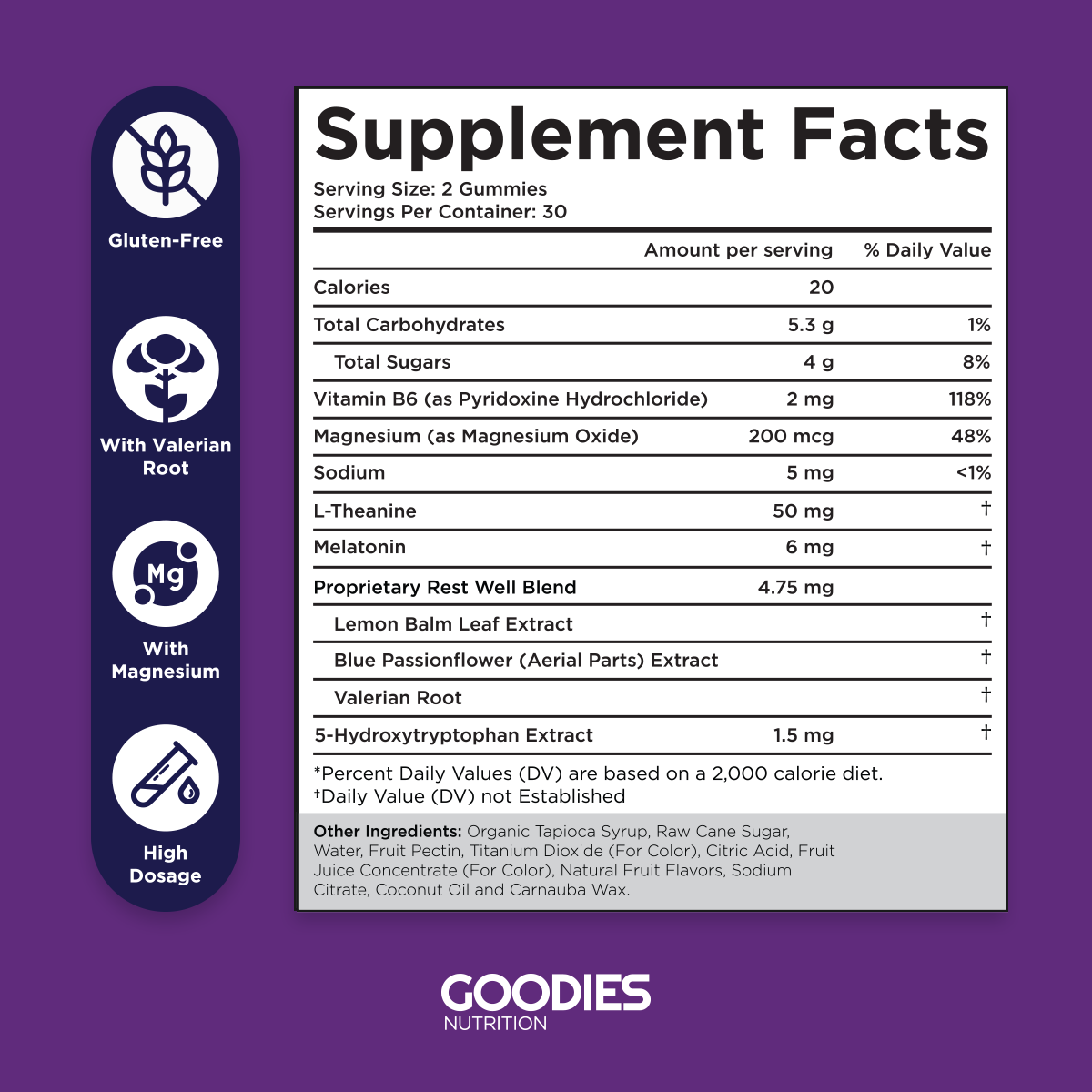 SLEEP GOODIES - Melatonin Gummies