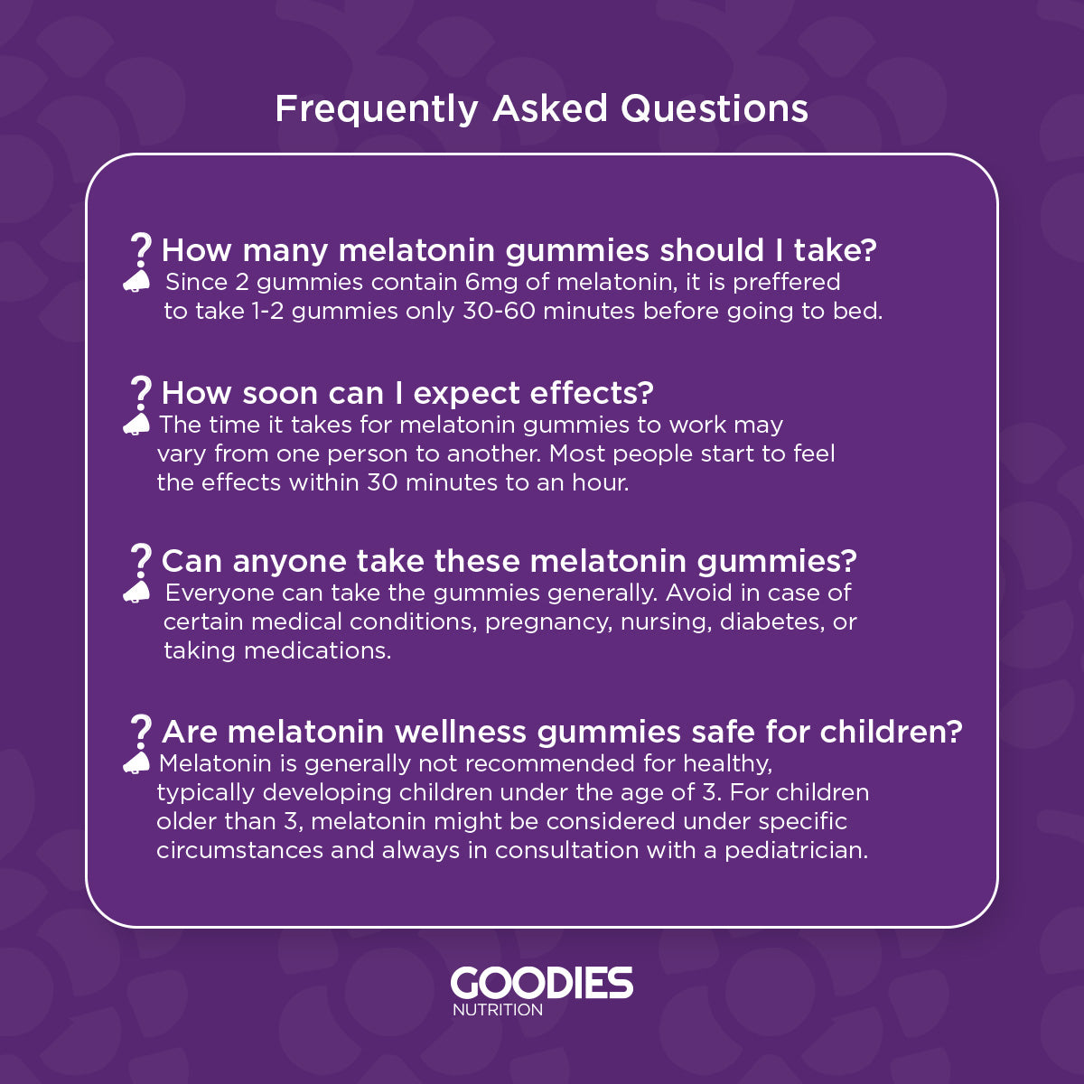 SLEEP GOODIES - Melatonin Gummies