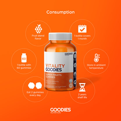 VITALITY GOODIES - Super Fruits Gummies