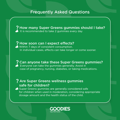 VEGGIE GOODIES - Super Greens Gummies